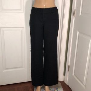 Merona Wide Leg Black Trousers Size 2 Curvy